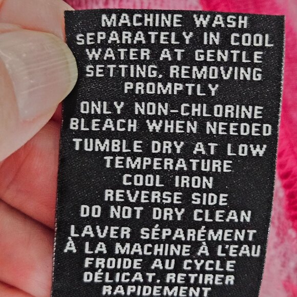 NEW! 7 For All Mankind Berry Cropped Ruffle Sleeve Sweatshirt Medium - Picture 5 of 14